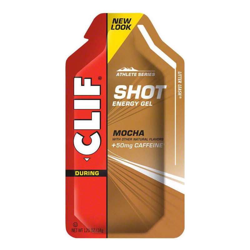 Clif Shot Gel Box 24 x 30g Energy Gels - Mocha