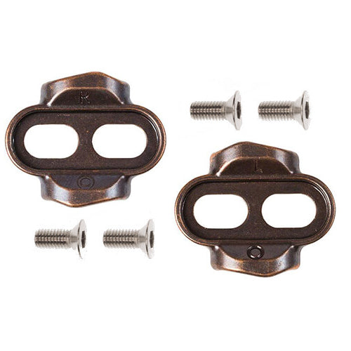 Crank Brothers Easy Release Cleats - Bronze - 10 Degree Release - 0 Degree Float
