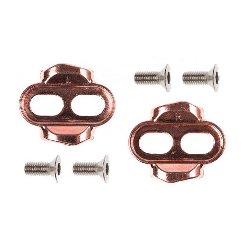 Crank Brothers Easy Release Cleats - Rose - 10 Degree Release - 6 Degree Float