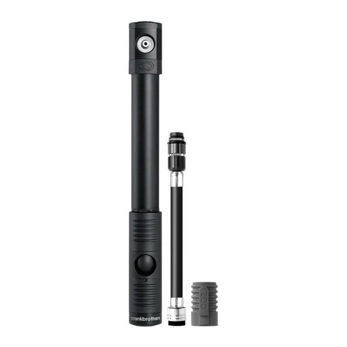 Crank Brothers Klic HP Hand Pump With Co2 - No Gauge - Midnight Edition
