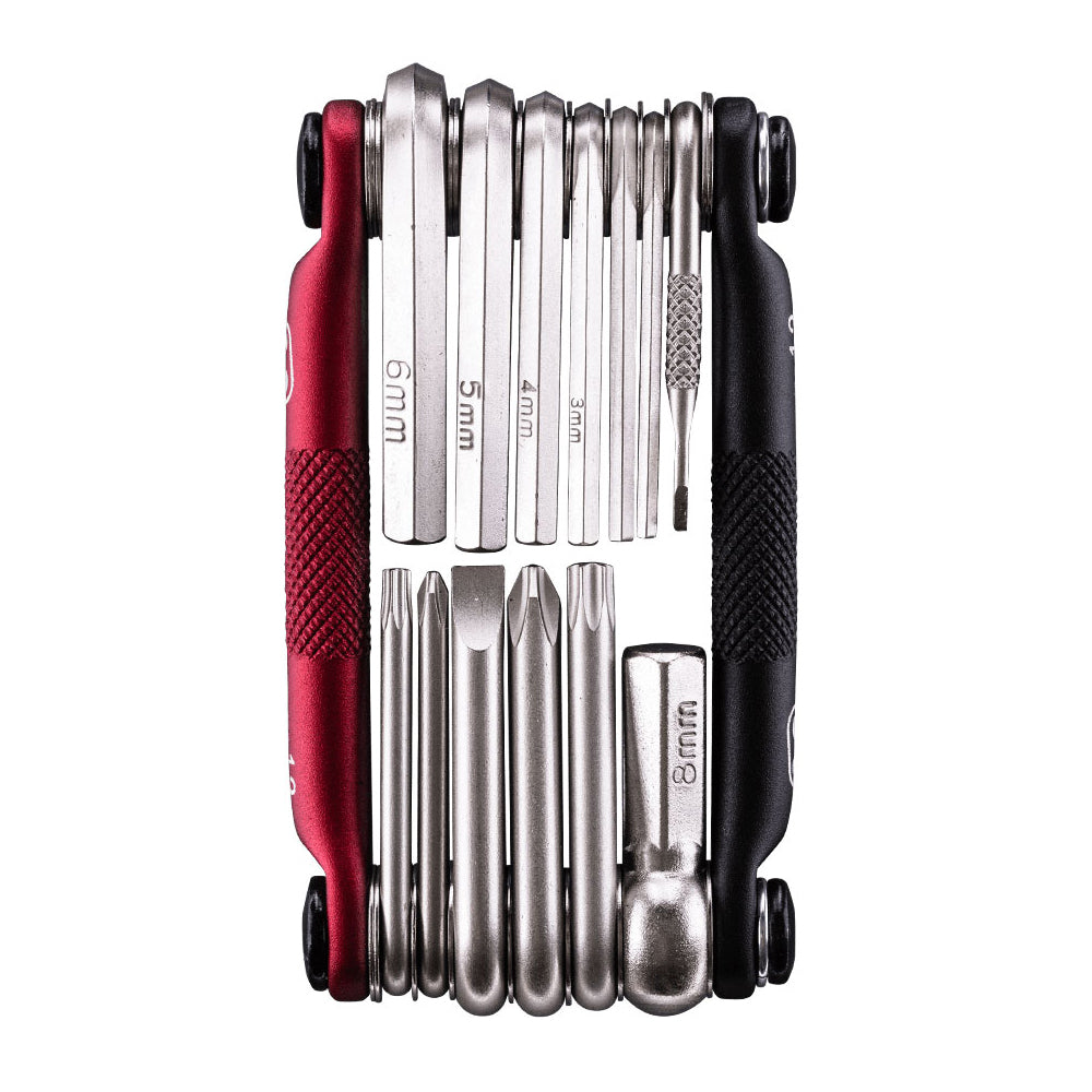 Crank Brothers M13 Multi Tool - Matte Black - Red