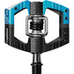 Crank Brothers Mallet E Enduro Long Spindle Pedals - Blue - Black