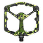 Crank Brothers Stamp 7 Alloy Limited Edition Splatter Pedals - L - Lime Green