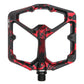 Crank Brothers Stamp 7 Alloy Limited Edition Splatter Pedals - Splatter Red - L