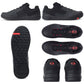 Crank Brothers Stamp Lace Flat Shoes - US 9.0 - Black - Red
