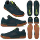 Crank Brothers Stamp Lace Limited Edition Splatter Flat Shoes - US 12.0 - Petrol - Lime - Gum