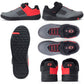 Crank Brothers Stamp Speedlace Flat Shoes - US 8.0 - Grey - Red - Black