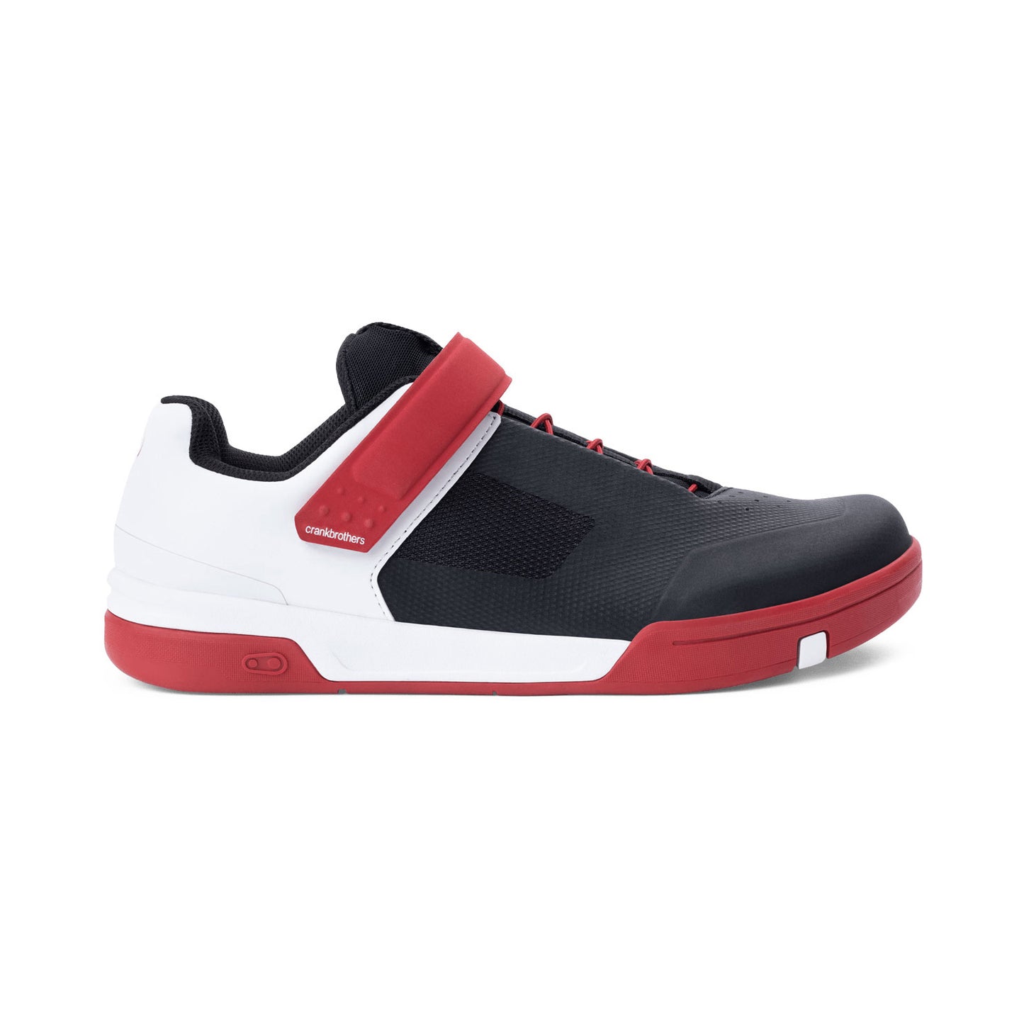 Crank Brothers Stamp Speedlace Flat Shoes - US 8.0 - Black - Red - White