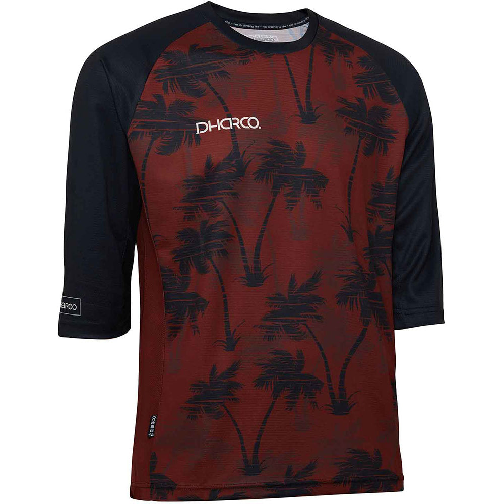DHaRCO Men's 3-4 Sleeve Jersey - L - Spicy Palm