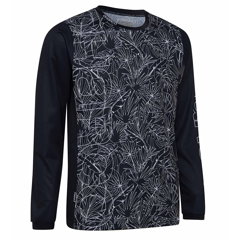 DHaRCO Men's Gravity Long Sleeve Jersey - M - Monochrome