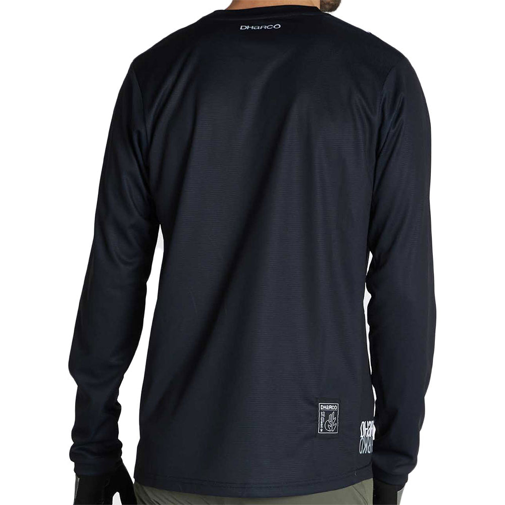 DHaRCO Men's Gravity Long Sleeve Jersey - M - Shadow