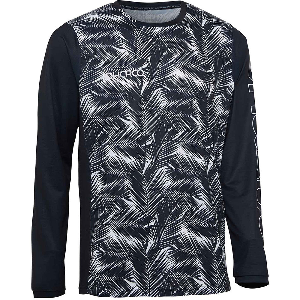 DHaRCO Men's Gravity Long Sleeve Jersey - 2XL - Stealth Palm
