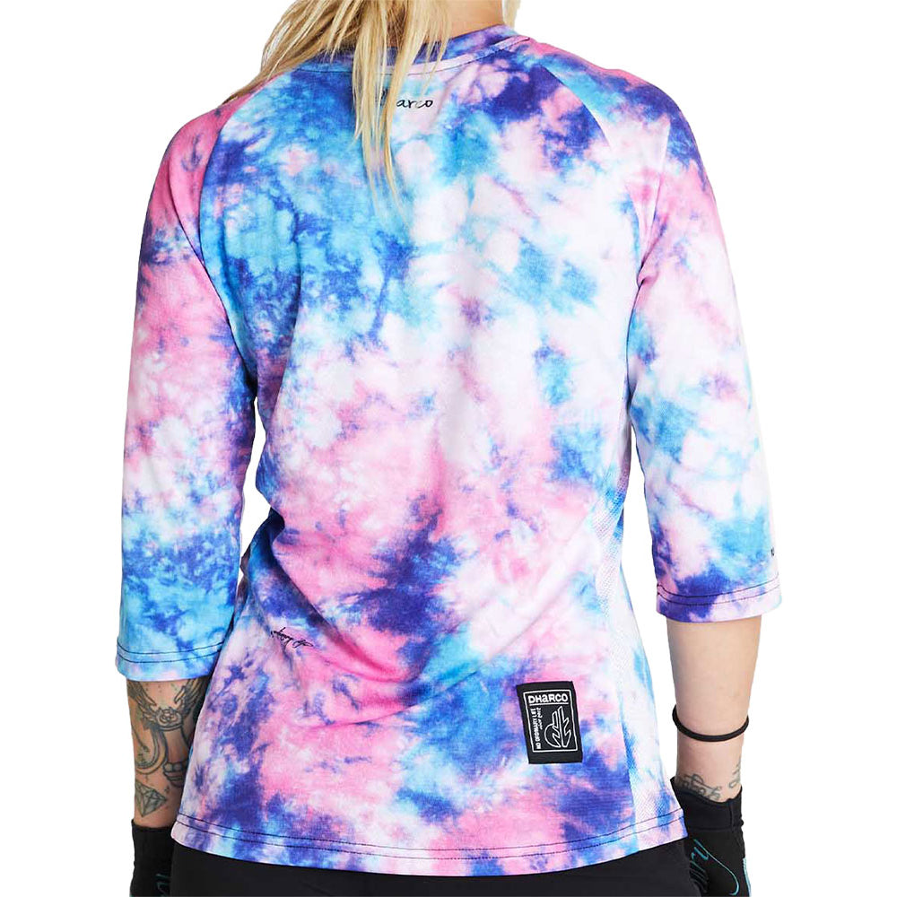 DHaRCO Women's 3-4 Sleeve Jersey - S - Tie Dye