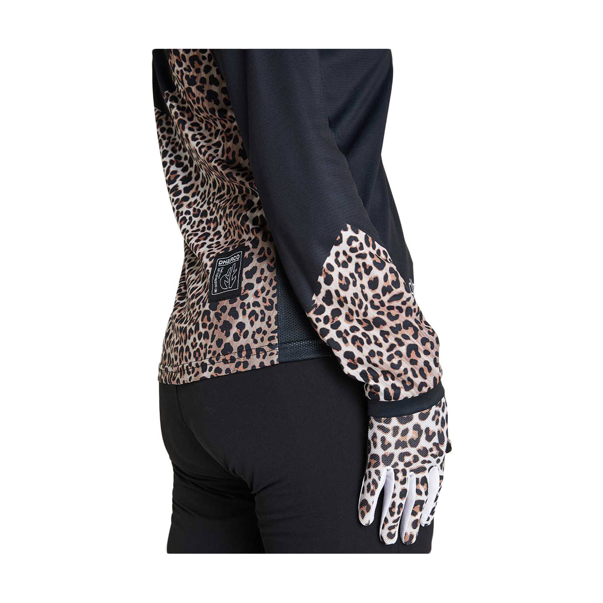 DHaRCO Women's Long Sleeve Gravity Jersey - XL - Leopard