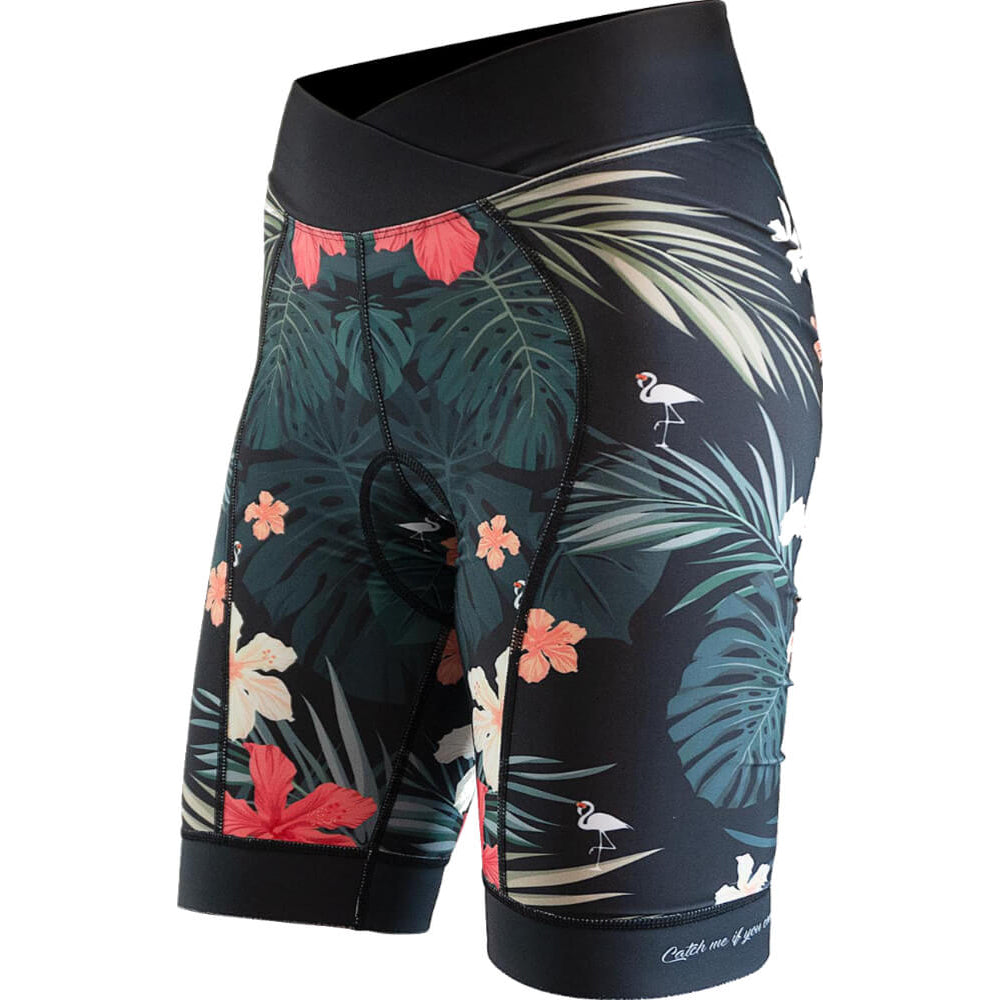 DHaRCO Women's Padded Knicks Party Pants - XS - Hawaiian Flamingo