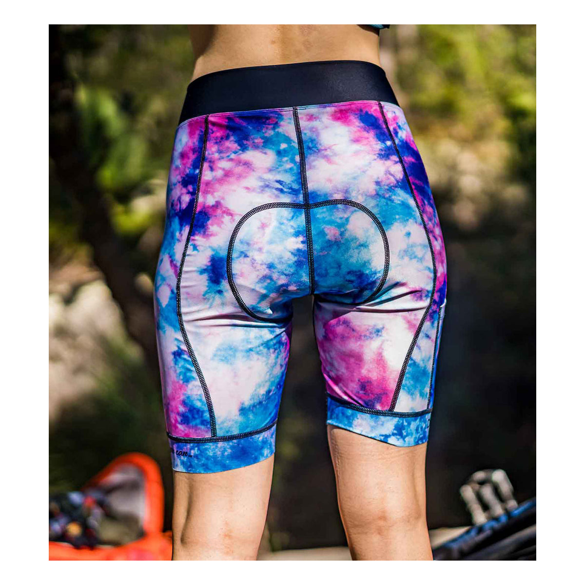 DHaRCO Women's Padded Knicks Party Pants - M - Tie Dye