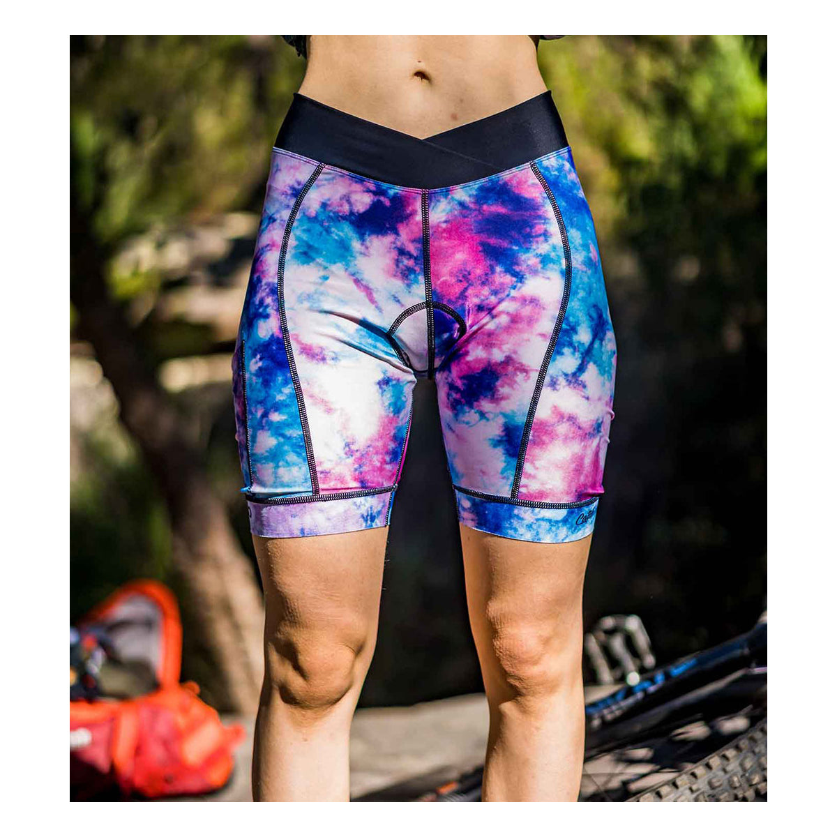 DHaRCO Women's Padded Knicks Party Pants - XL - Tie Dye