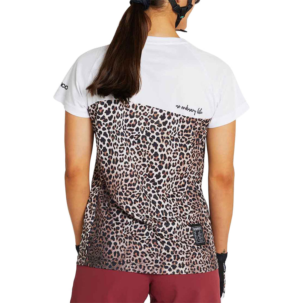 DHaRCO Women's Short Sleeve Jersey - L - Leopard
