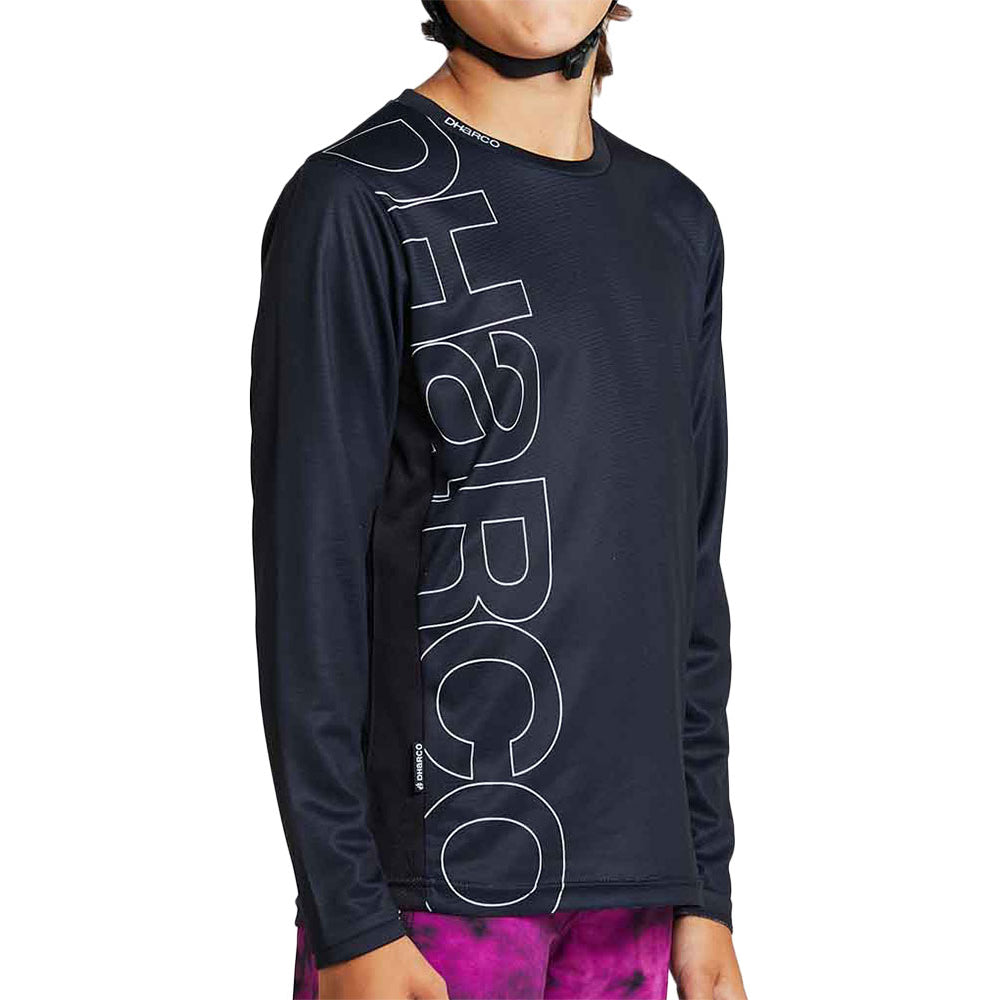 DHaRCO Youth Gravity Long Sleeve Jersey - Youth M - Stealth 22