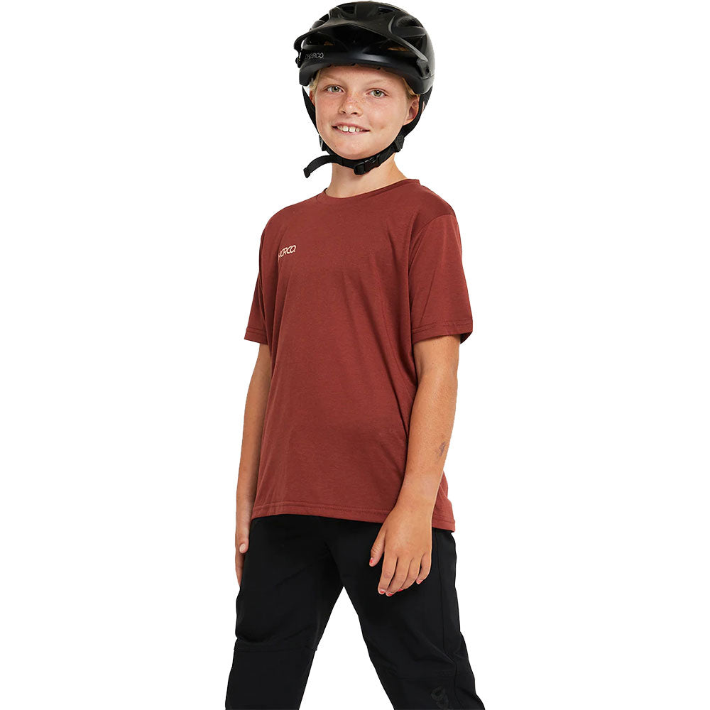 DHaRCO Youth Short Sleeve Tech Tee - Youth XS - Red Rock