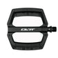 Dert Alloy Flat Pedals - Black