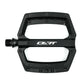 Dert Alloy Flat Pedals - Black