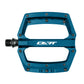 Dert Alloy Flat Pedals - Blue