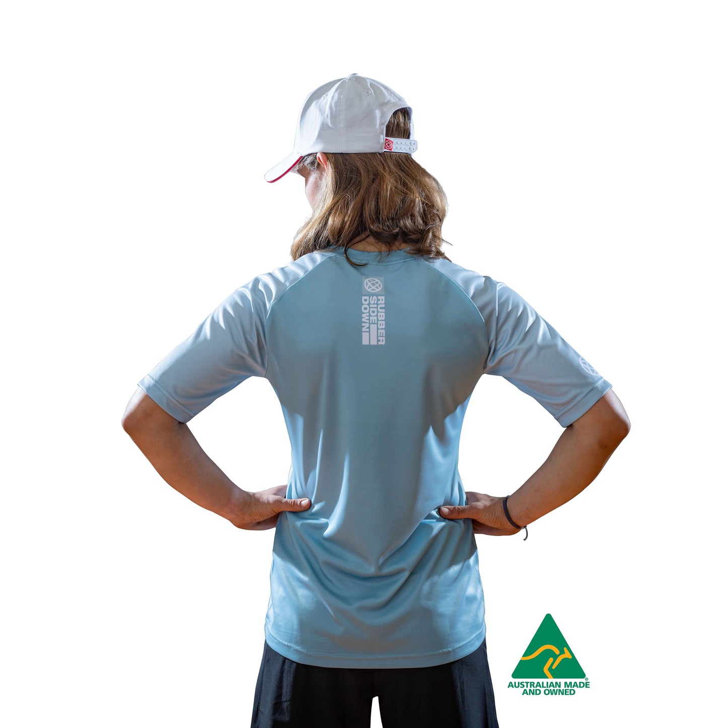 Rubber Side Down Women's Element Short Sleeve Jersey - Women's S - Steel Blue