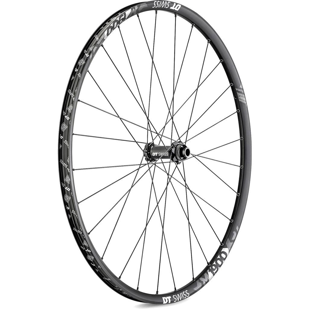 DT Swiss M1900 Spline Front Wheel - Black - 15x110mm Boost - 2022 - Centrelock - 30mm - Front - 27.5 Inch