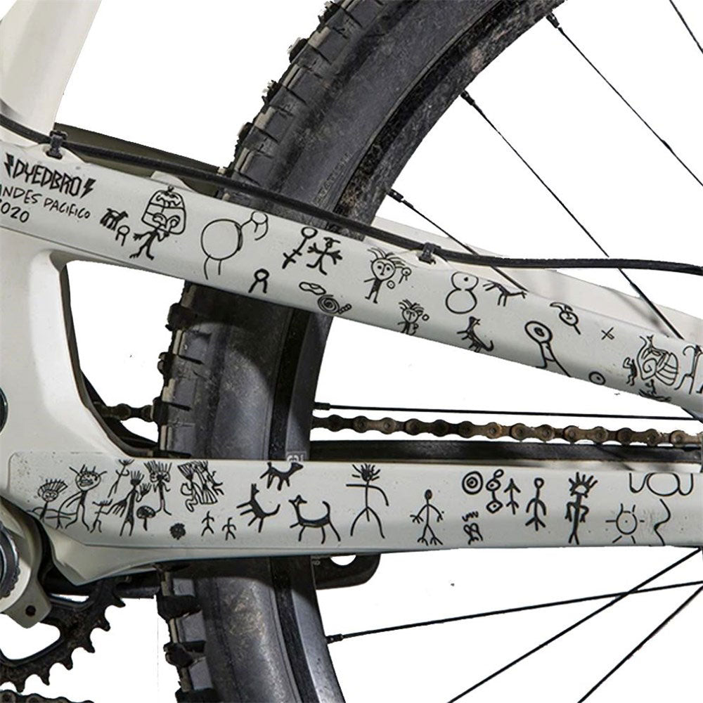 DyedBro Andes Pacífico Bike Protection Film - Clear - Black - 2019