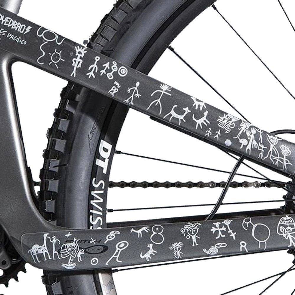 DyedBro Andes Pacífico Bike Protection Film - Clear - Black - 2019