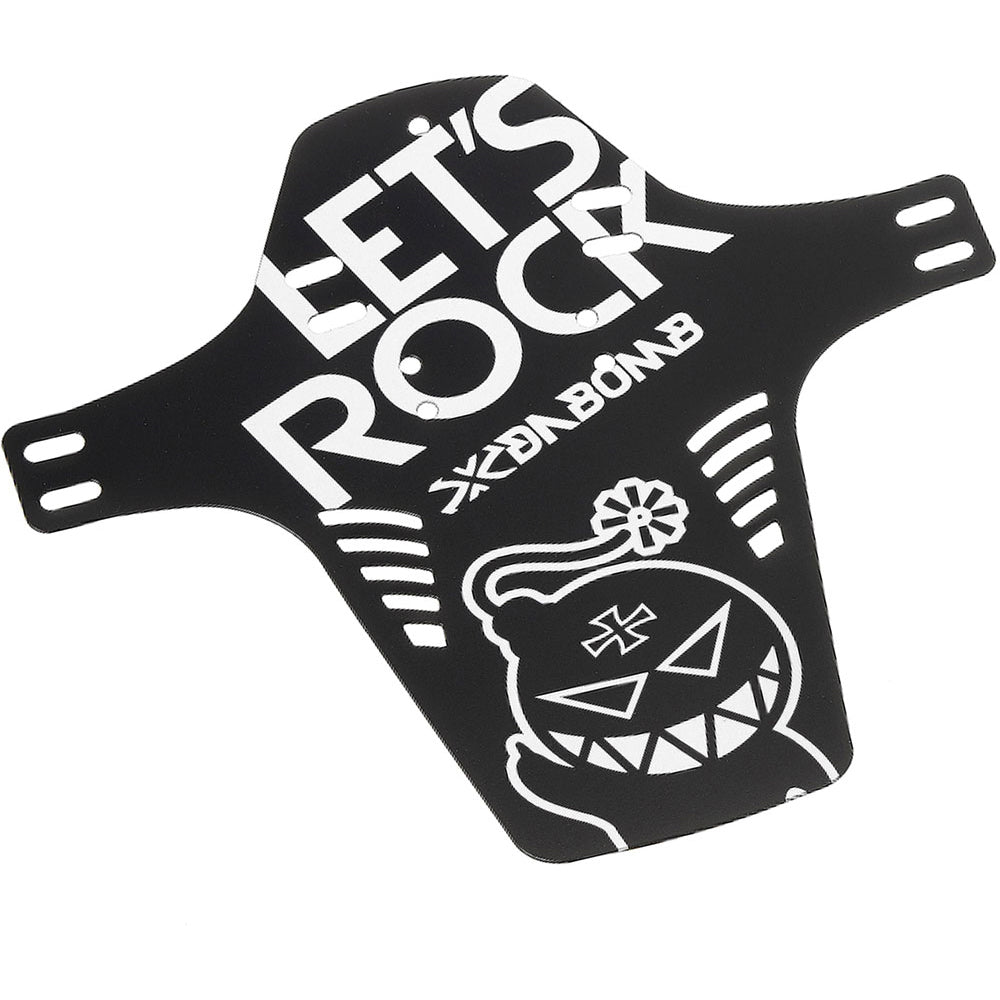 DaBomb Front Mud Guard - Black - White