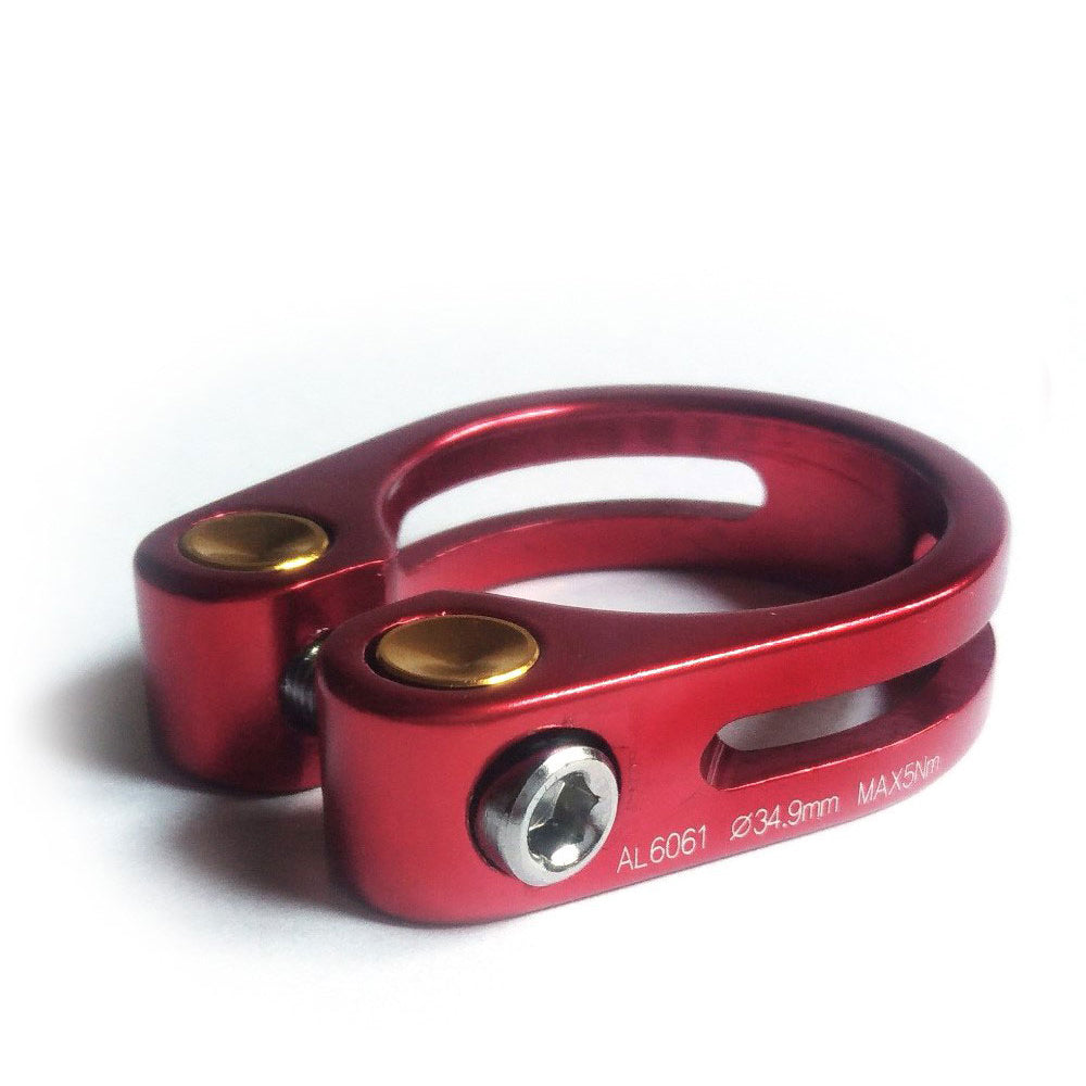 DaBomb Mark 2 Seat Post Clamp - 34.9mm - Red