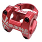 DaBomb Turret Stem - Red - 31.8mm - 35mm x 0 Degree - 1 1-8th Inch