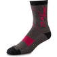 Dakine Berm Crew Socks - S-M - Grey - Red