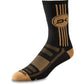 Dakine Singletrack Crew Socks - S-M - Black - Tan