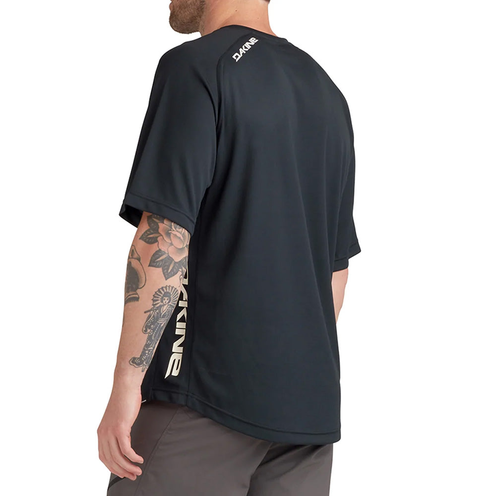 Dakine Thrillium Short Sleeve Jersey - L - Black