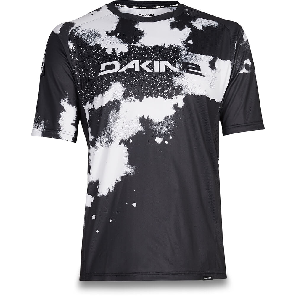 Dakine Thrillium Short Sleeve Jersey - M - Black - White