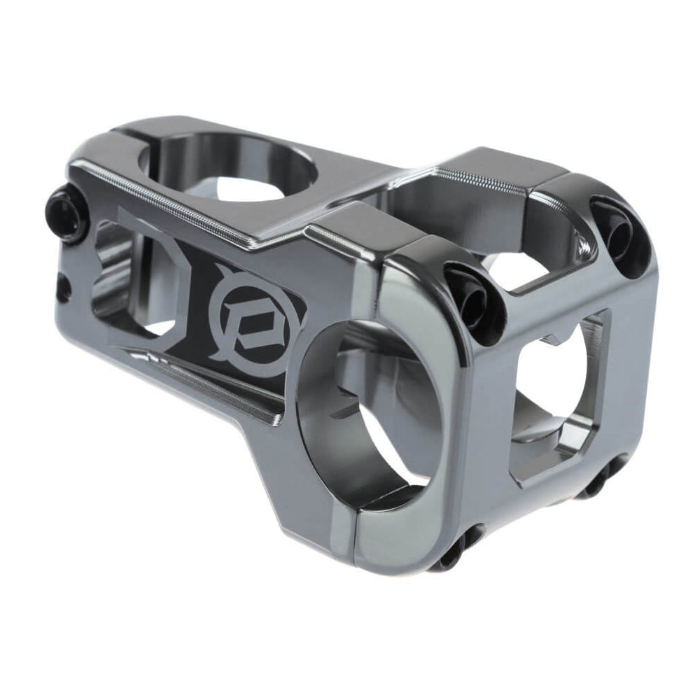 Deity Cavity Stem - Platinum - Black - 31.8mm - 50mm x 0 Degree - 1 1-8th Inch