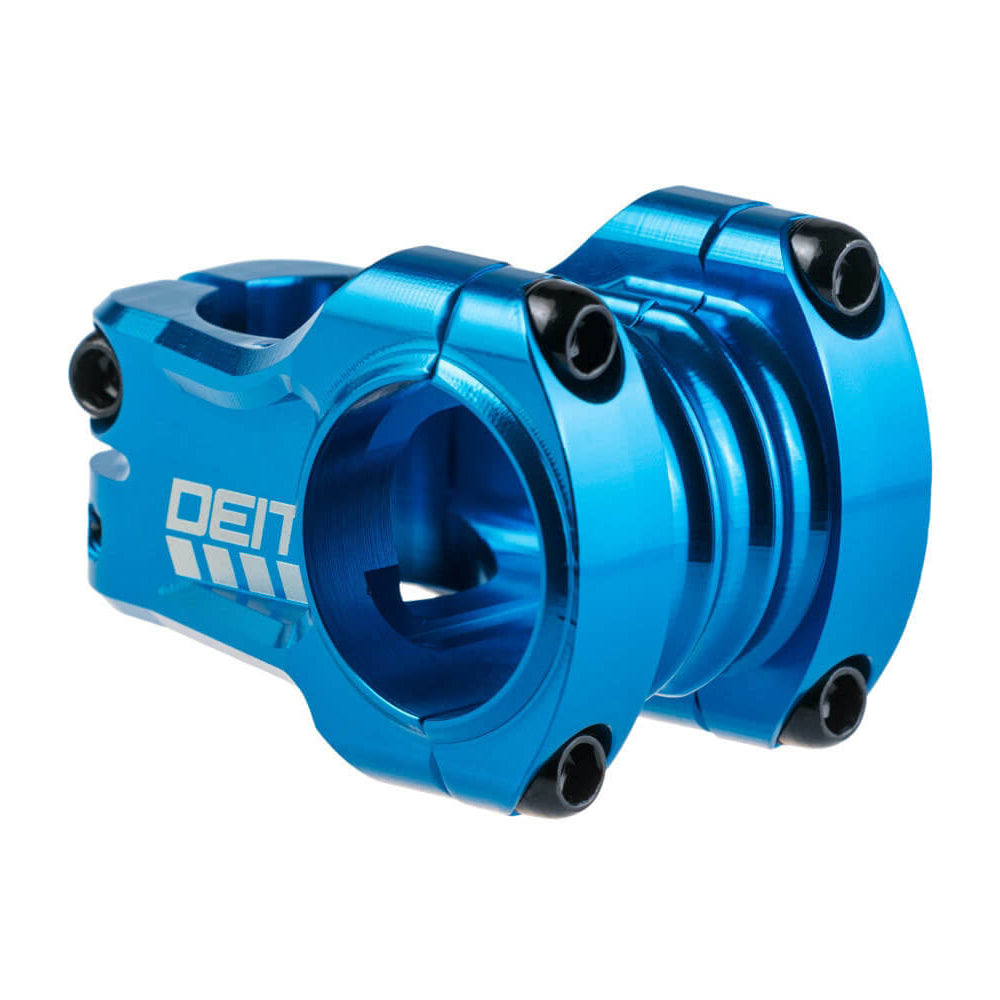 Deity Copperhead Stem - Blue - 31.8mm - 35mm x 0 Degree - 1 1-8th Inch