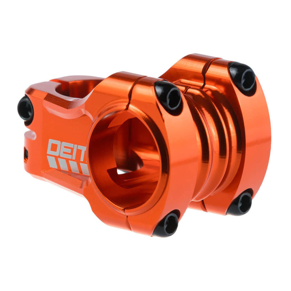 Deity Copperhead Stem - Orange - 31.8mm - 35mm x 0 Degree - 1 1-8th Inch