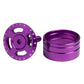 Deity Crosshair Headset Spacer and Top Cap Kit - Purple