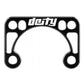 Deity Hi-Life Direct Mount Stem Risers - Black - Grey - 2.5mm