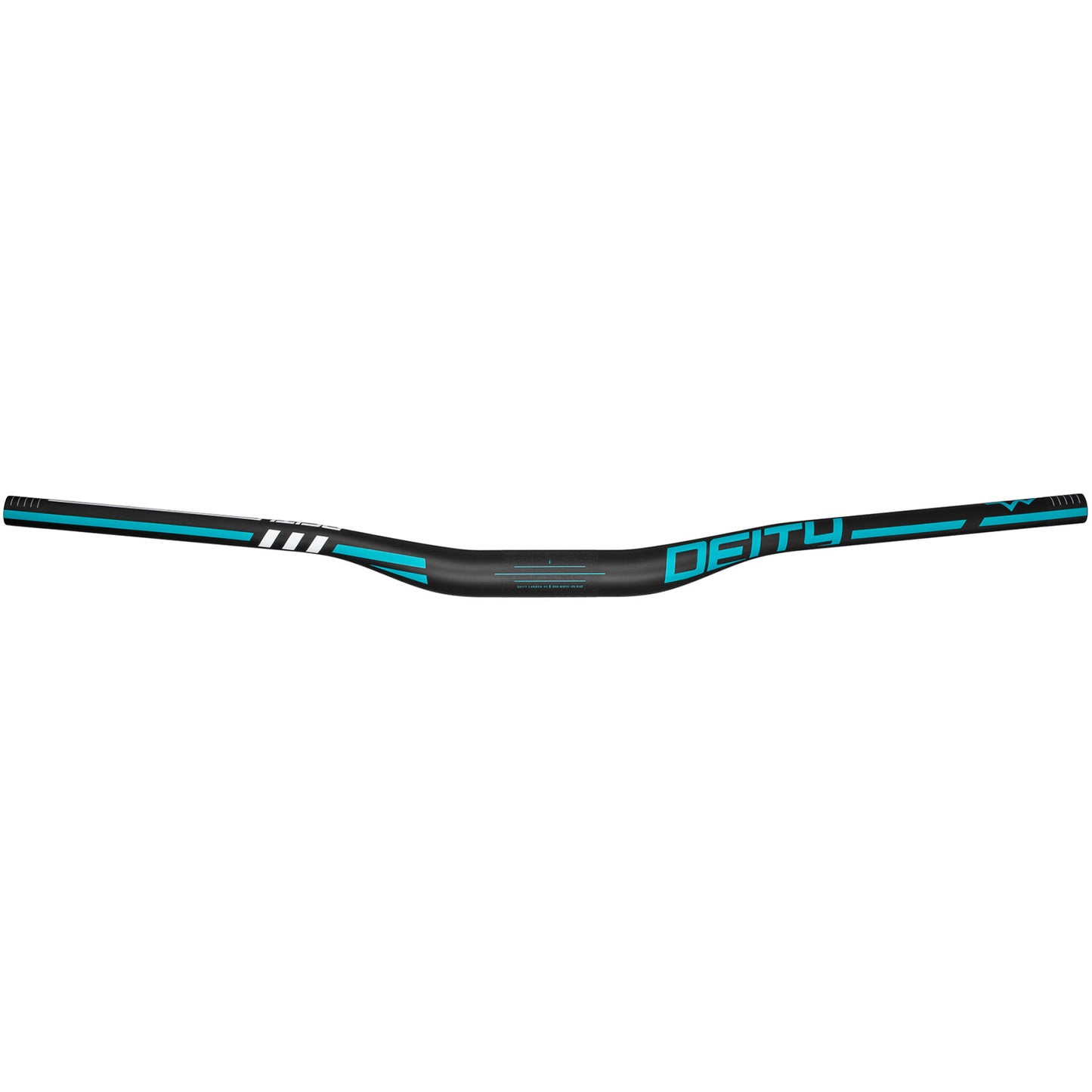 Deity Skywire Carbon Bars - Turquoise - 35 - 25 Rise - 800