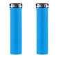 Deity Slimfit Single Clamp Lock On Grips - Blue With Black Clamps