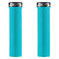Deity Slimfit Single Clamp Lock On Grips - Turquoise With Black Clamps