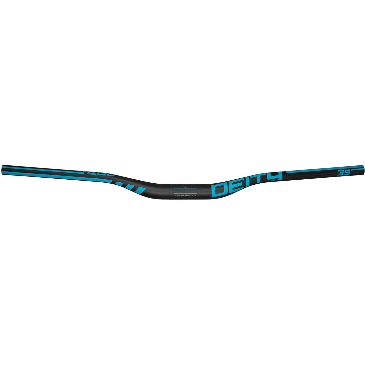 Deity Speedway Carbon Bars - Turquoise - 35 - 30 Rise - 810