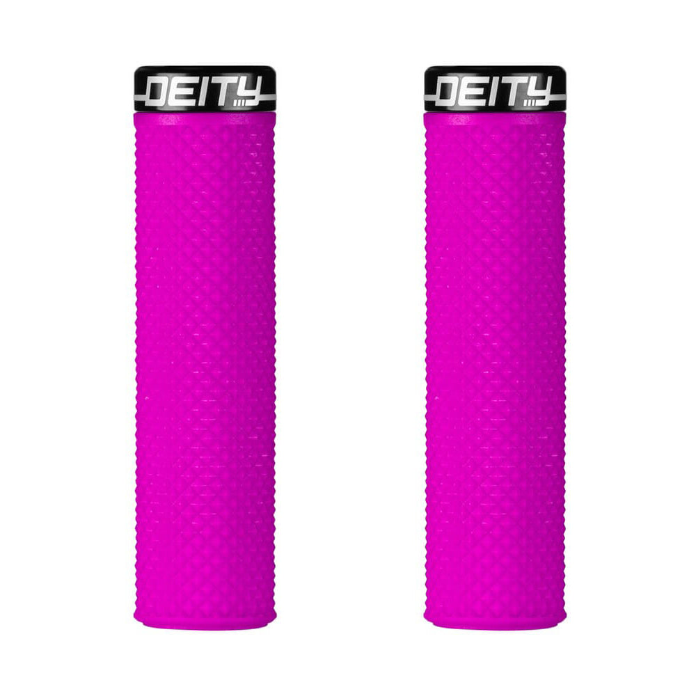 Deity Supracush Single Clamp Lock On Grips - Pink