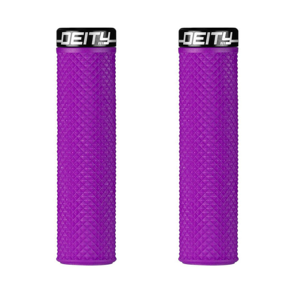Deity Supracush Single Clamp Lock On Grips - Purple