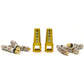 Dert Two in One Presta Valve Cap and Spare Cores - Black - V2